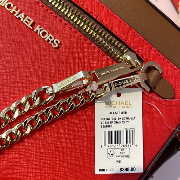 MICHAEL KORS
Jet Set Item Large EW Zip Chain XBody Saffiano Leather Crossbody - Picture 9 of 16